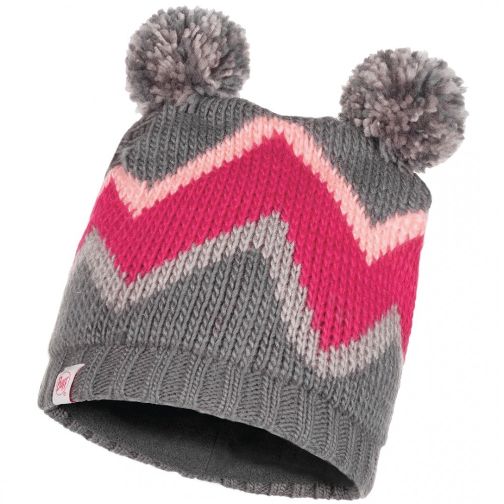 BUFF KNITTED & POLAR JR HAT ARILD GREY BUFF KNITTED & POLAR JR HAT ARILD GREY