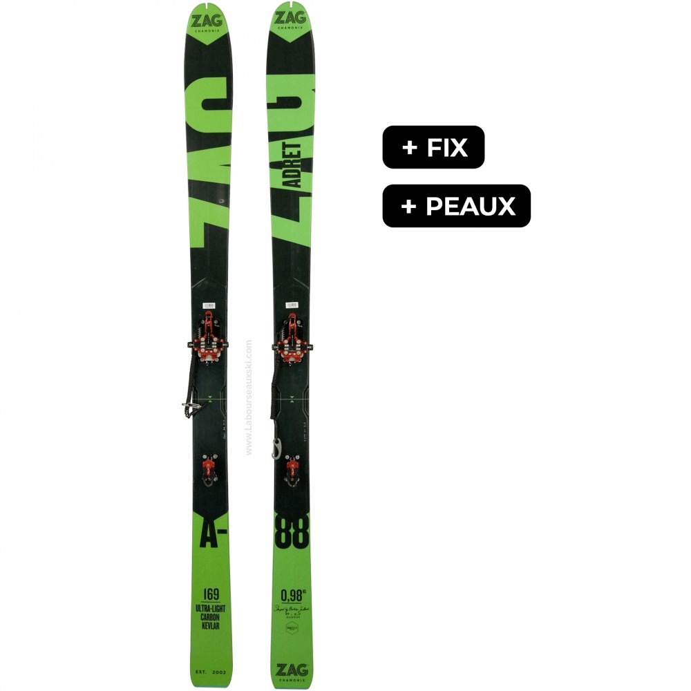 ZAG ADRET 88 + PLUM RACE 170 + PEAUX ZAG ADRET 88 + PLUM RACE 170 + PEAUX